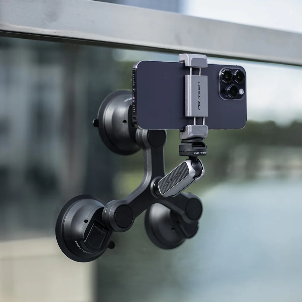 PGYTECH CapLock Three-arm Suction Mount