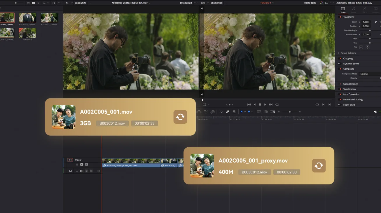 Hollyland Vcore อนาคตงานวิดีโอที่จบครบในมือถือเครื่องเดียว 3 Hollyland Vcore Proxy & ProRes Recording