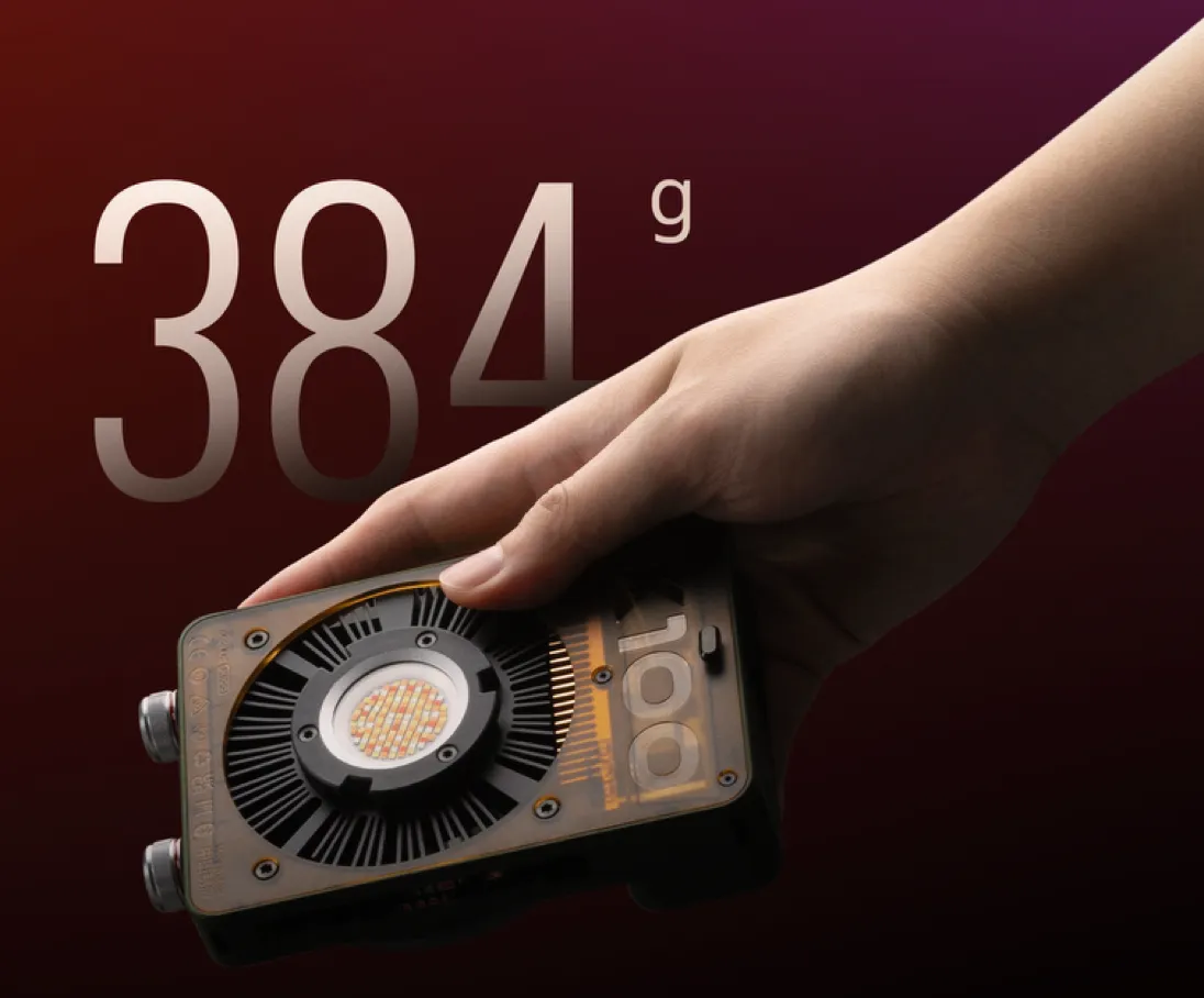 MOLUS X100 RGB - น้ำหนักเพียง 384 กรัม