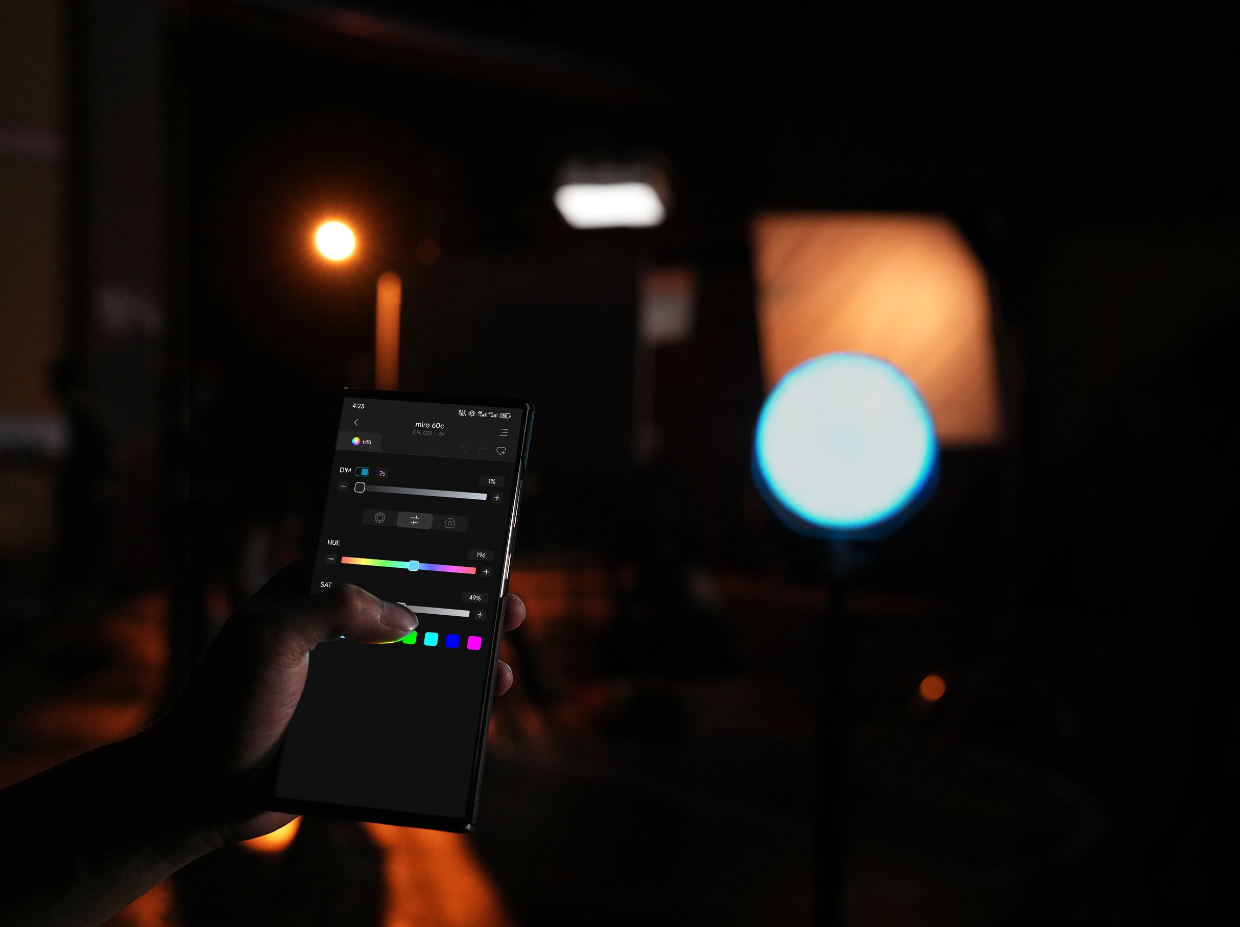 Nanlite Miro: ถ่าย VLOG นอกสถานที่ทั้งวัน ยังไงให้ปลอดภัยต่อดวงตา ด้วยเทคโนโลยี RG0 5 Nanlite Miro - ควบคุมไร้สายผ่าน NANLINK App